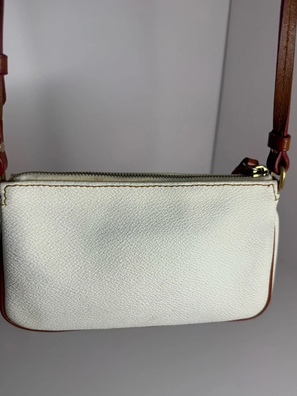 #380 Dooney & Bourke Lexi Small Pebbled Leather Crossbody Bag